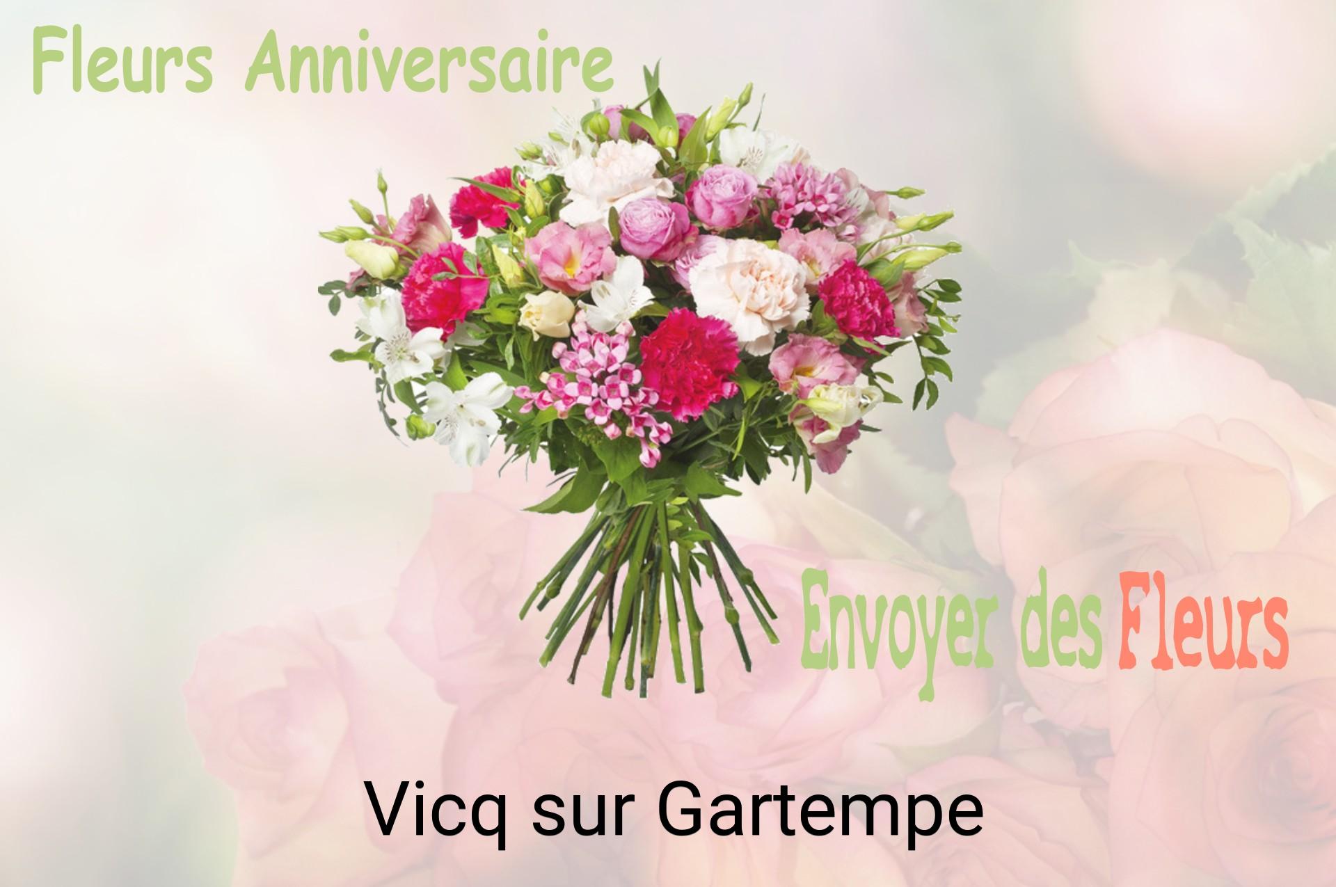 Bouquet de fleurs d’anniversaire livré à Vicq-sur-Gartempe